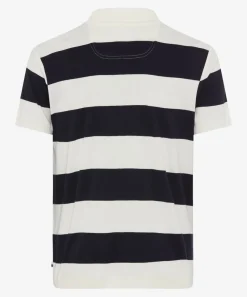 Poloshirt mit Blockstreifen