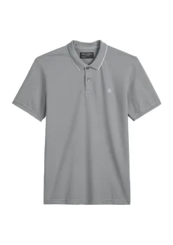 Poloshirt Piqué regular aus Bio-Baumwoll-Mix