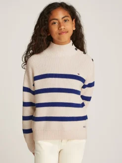 Pullover mit Mock-Rollkragen