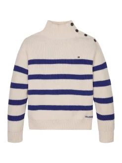 Pullover mit Mock-Rollkragen