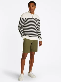 Pullover aus Rippstrick mit Reißverschluss
