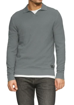 Pullover mit Polokragen