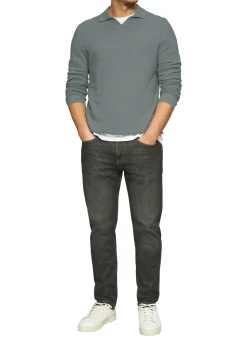 Pullover mit Polokragen