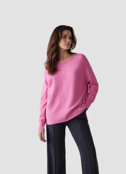Pullover mit Rundhalsausschnitt und Ziernaht