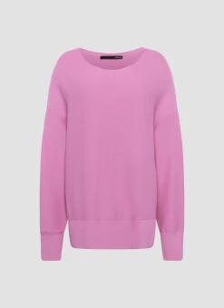Pullover mit Rundhalsausschnitt und Ziernaht