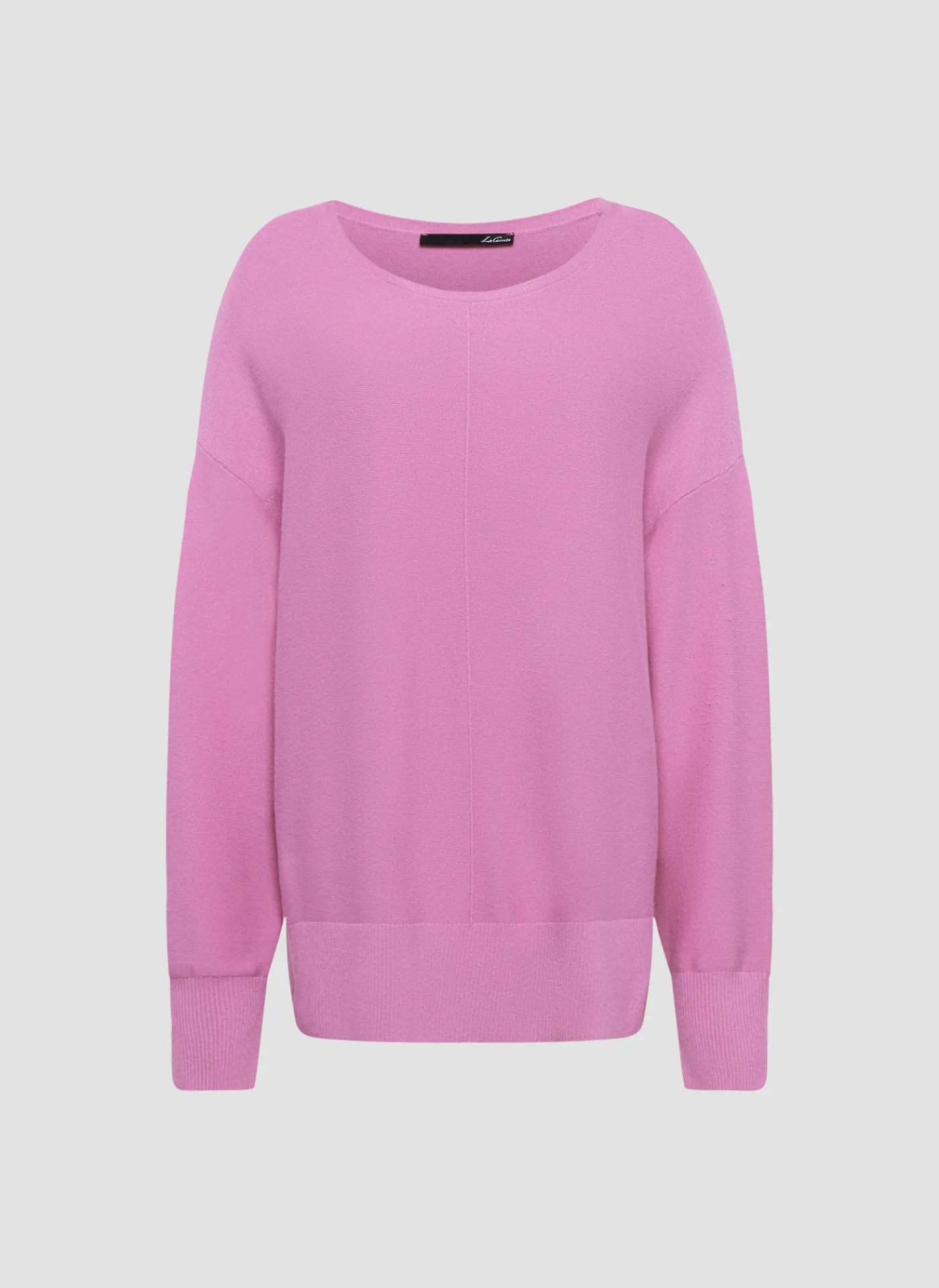 Pullover mit Rundhalsausschnitt und Ziernaht