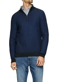 Pullover mit Troyerkragen