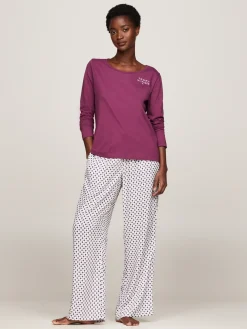 Pyjama Langarmshirt