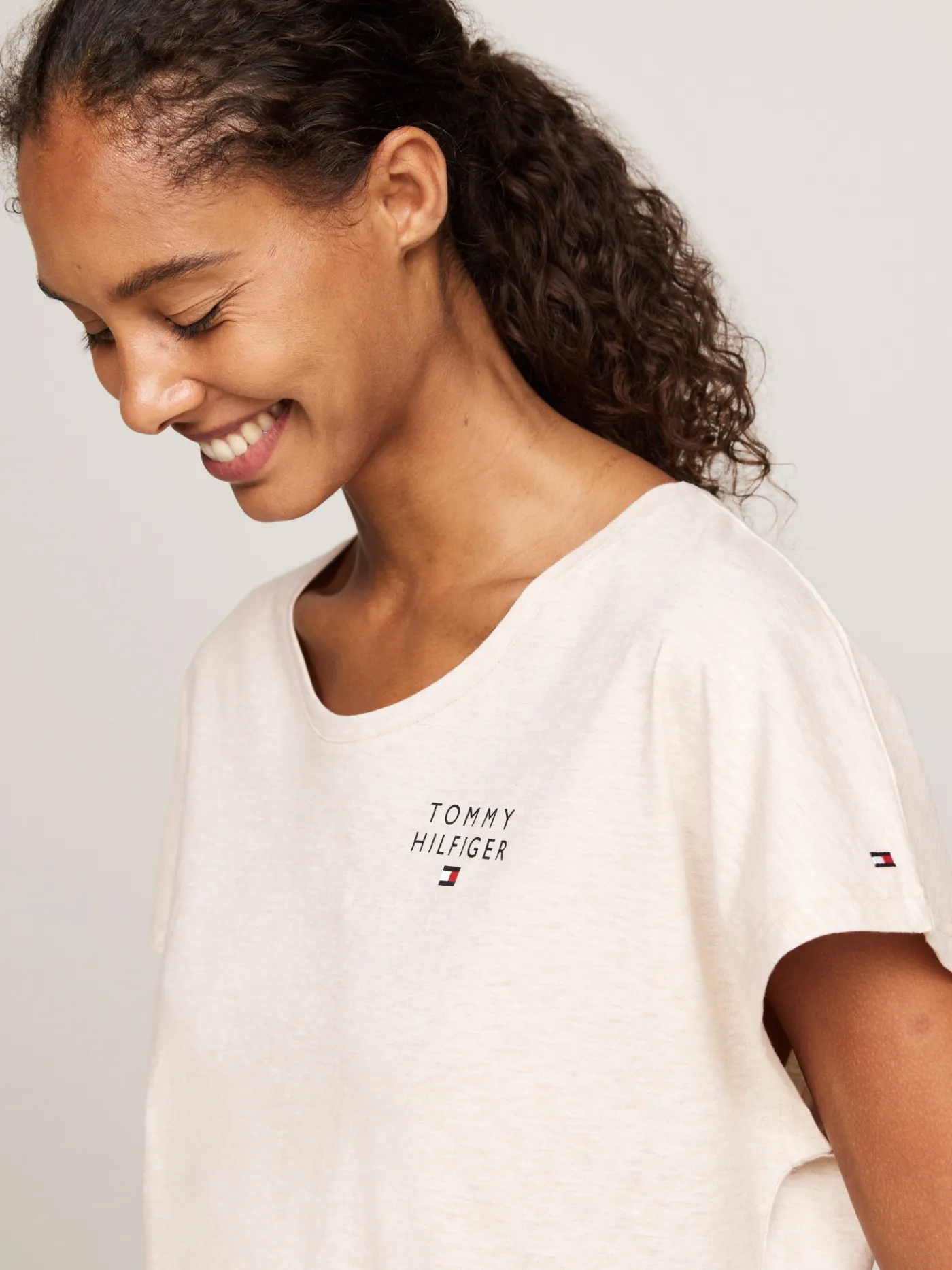 Pyjama T-Shirt mit Logo