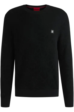Regular-Fit Pullover mit Spinnennetz-Struktur