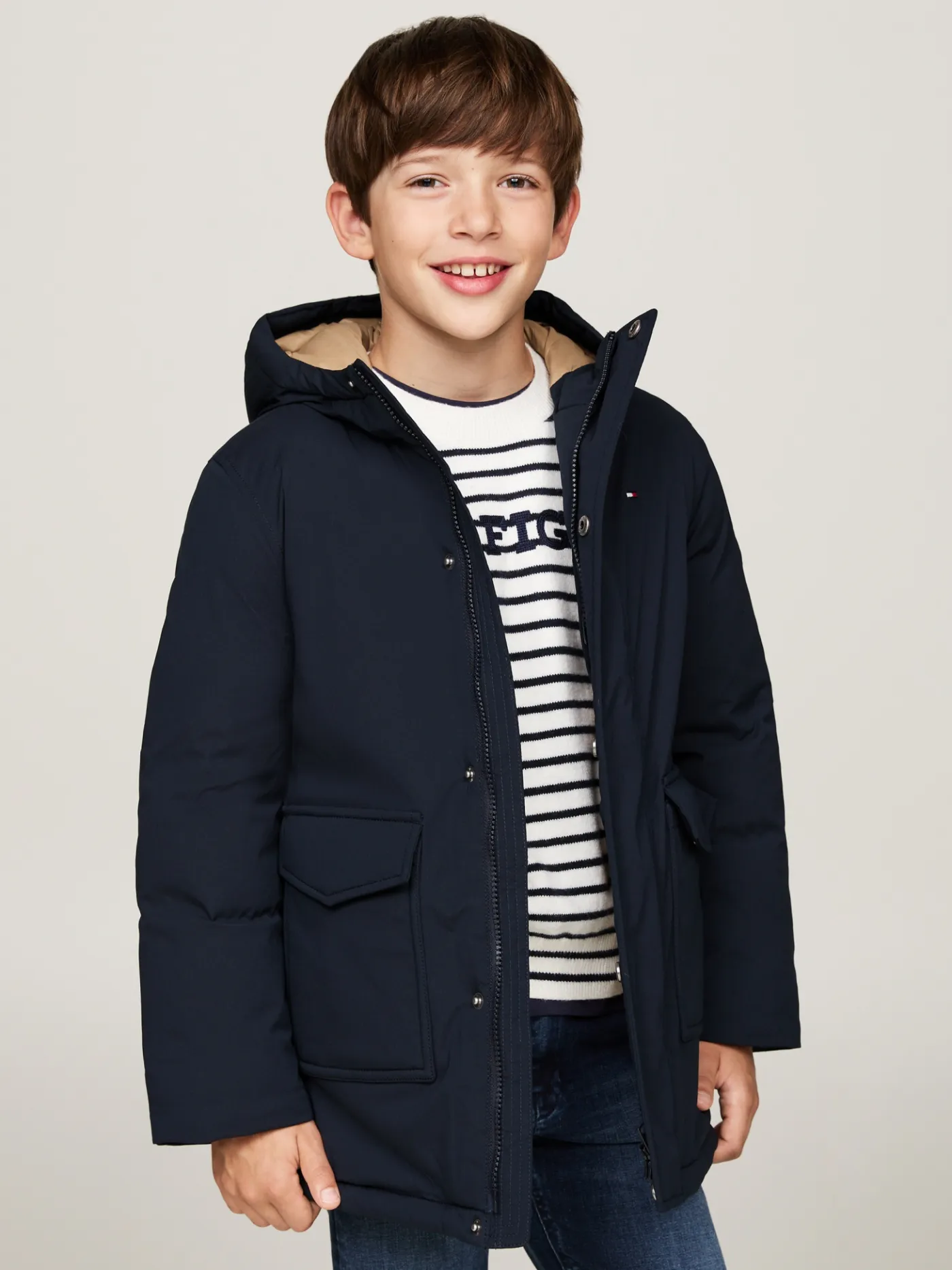 Relaxed Fit Parka mit Kapuze
