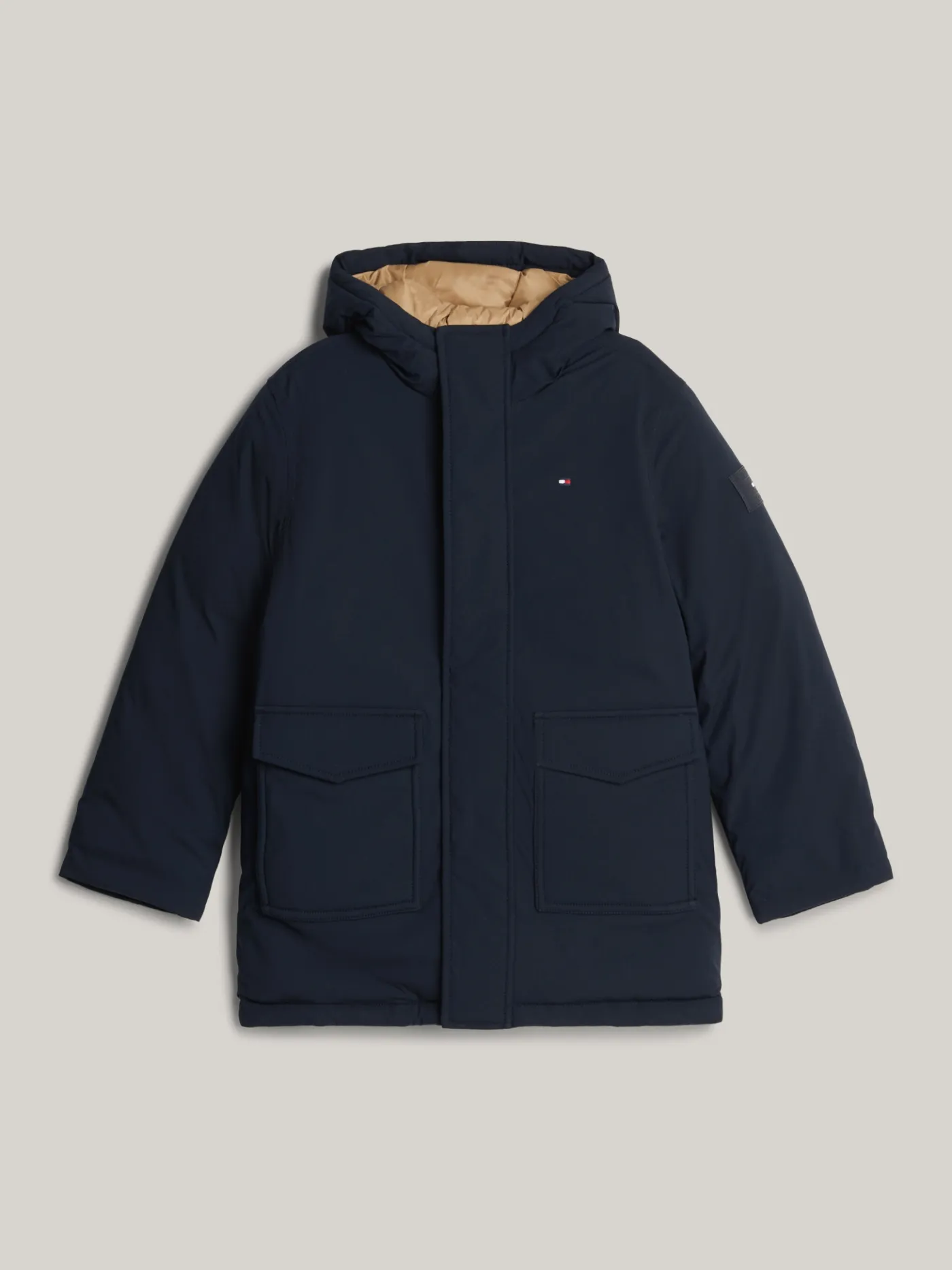 Relaxed Fit Parka mit Kapuze