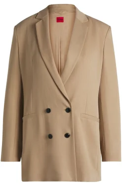 Relaxed-Fit Blazer mit zweireihiger Knopfleiste