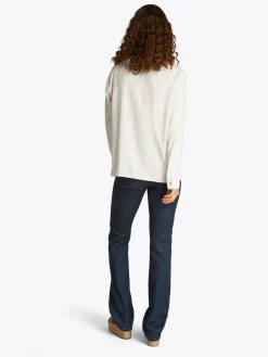 Relaxed Fit Bluse mit verdeckter Knopfleiste