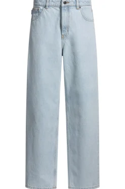Relaxed-Fit Jeans aus blauem Denim