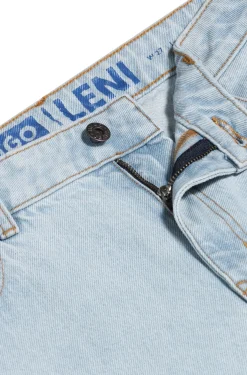 Relaxed-Fit Jeans aus blauem Denim