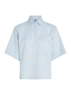 Relaxed Fit Leinen Bluse