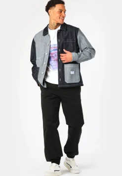 Relaxed-Fit Overshirt aus Denim-Mix