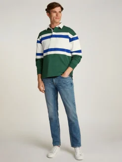 Relaxed Fit Rugby-Shirt im Color Block-Design