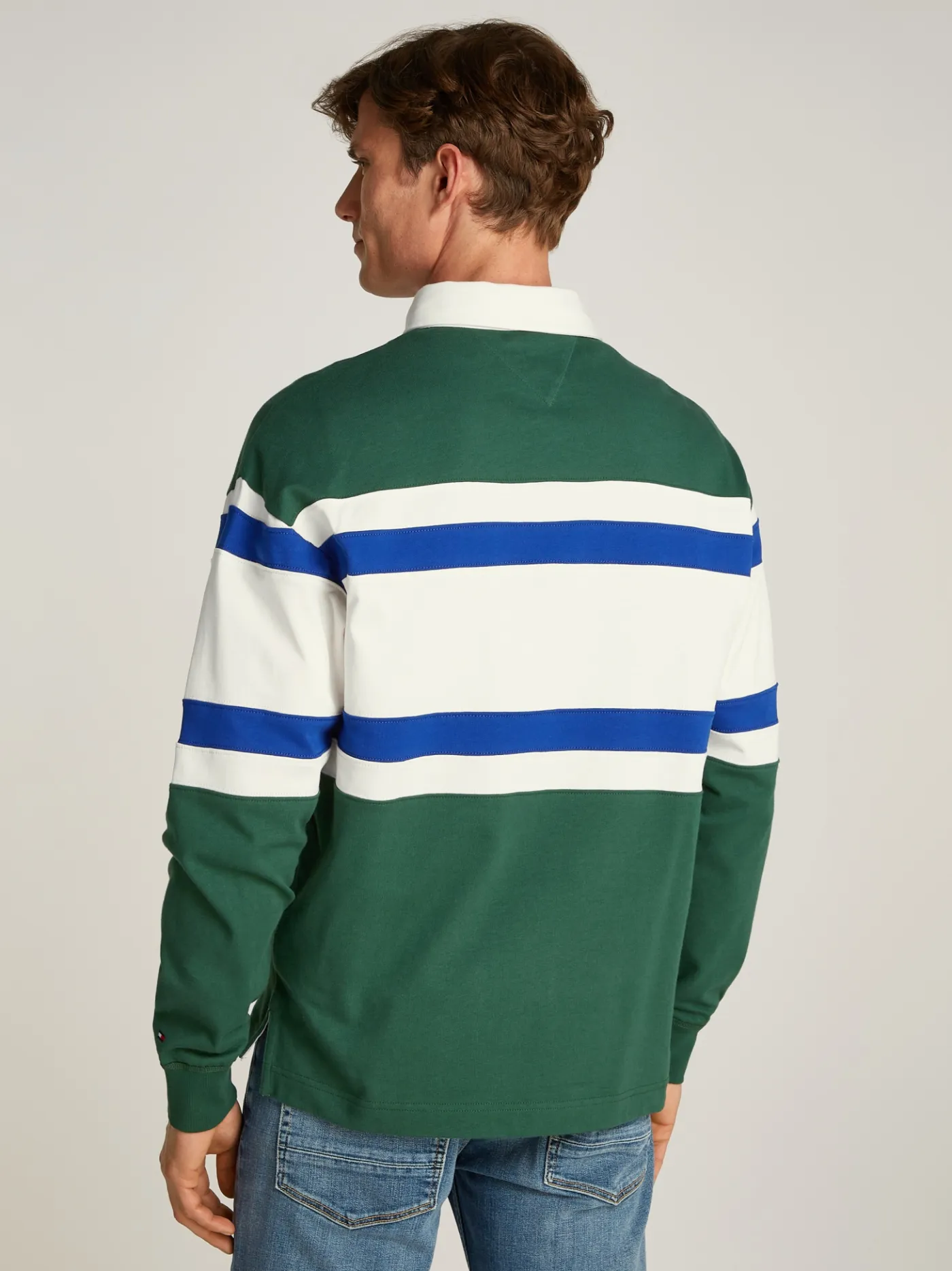 Relaxed Fit Rugby-Shirt im Color Block-Design