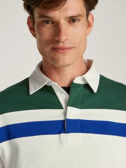 Relaxed Fit Rugby-Shirt im Color Block-Design