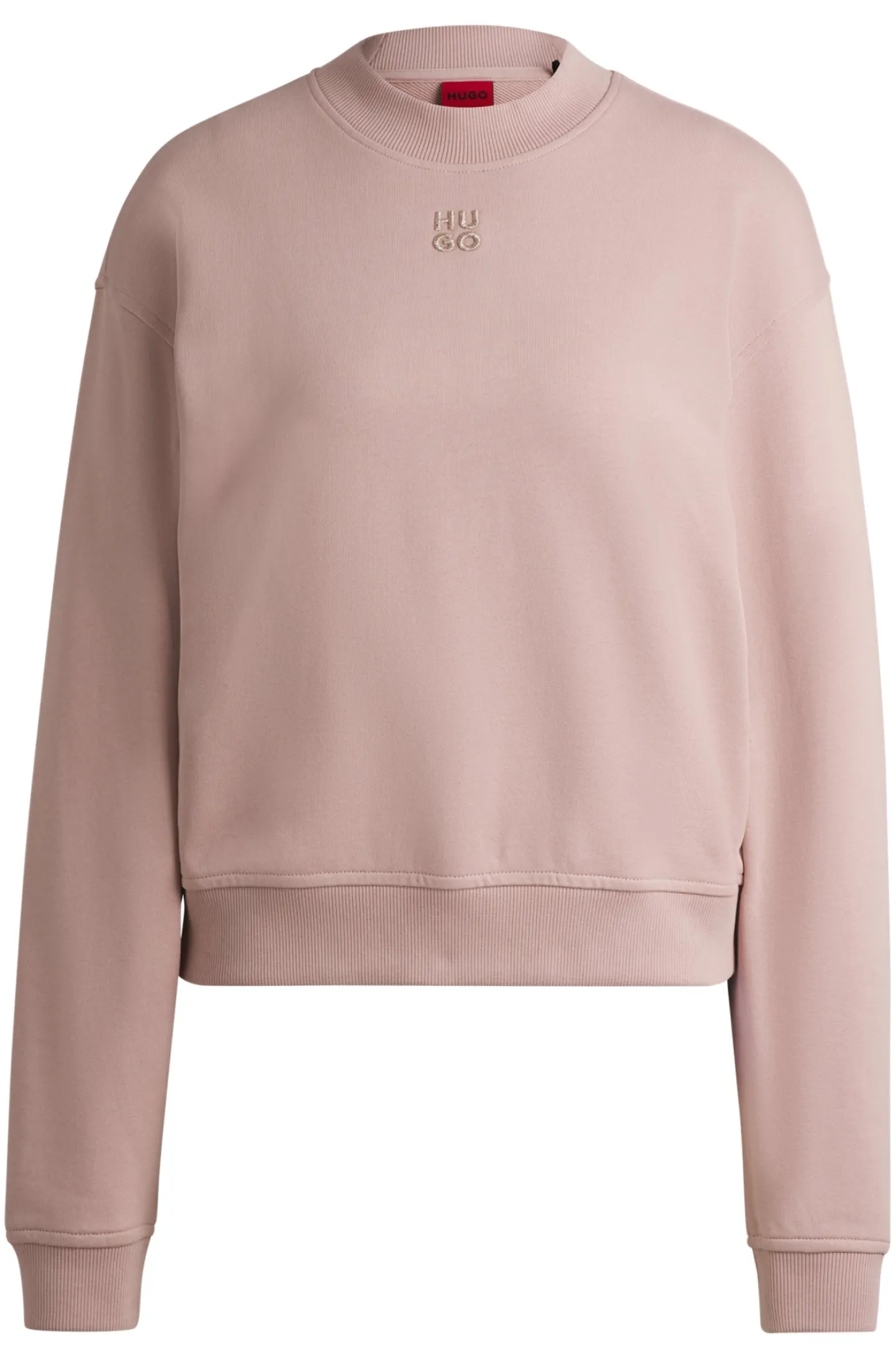Relaxed-Fit Sweatshirt aus Baumwoll-Terry mit Stack-Logo-Stickerei