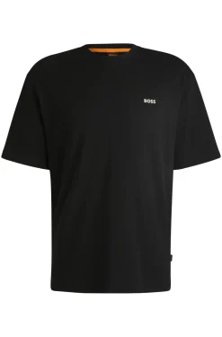Relaxed-Fit T-Shirt aus Baumwolle mit saisonalem Print auf der Rückseite