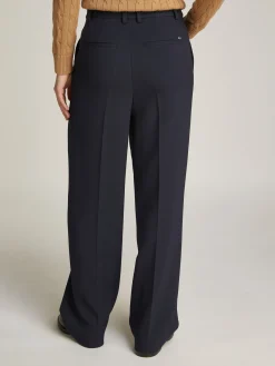 Relaxed Straight Leg Fit Hose mit Nahtdetails