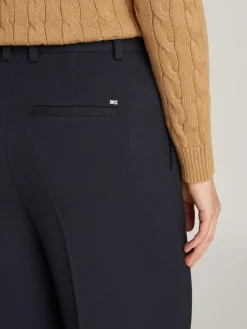 Relaxed Straight Leg Fit Hose mit Nahtdetails