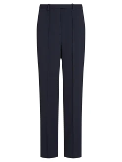 Relaxed Straight Leg Fit Hose mit Nahtdetails