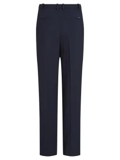 Relaxed Straight Leg Fit Hose mit Nahtdetails