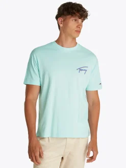 Relaxed T-Shirt mit Grafik und Rückenlogo