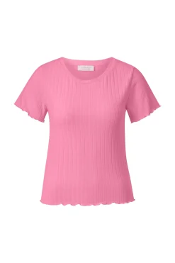 Rippen-T-Shirt