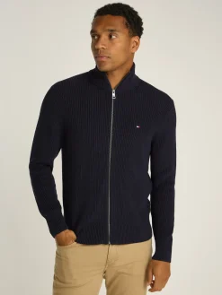 Ripp Strickjacke