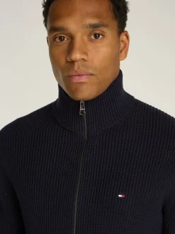 Ripp Strickjacke