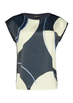 Ärmelloses Shirt im Fabricmix