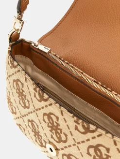 Runde Schultertasche