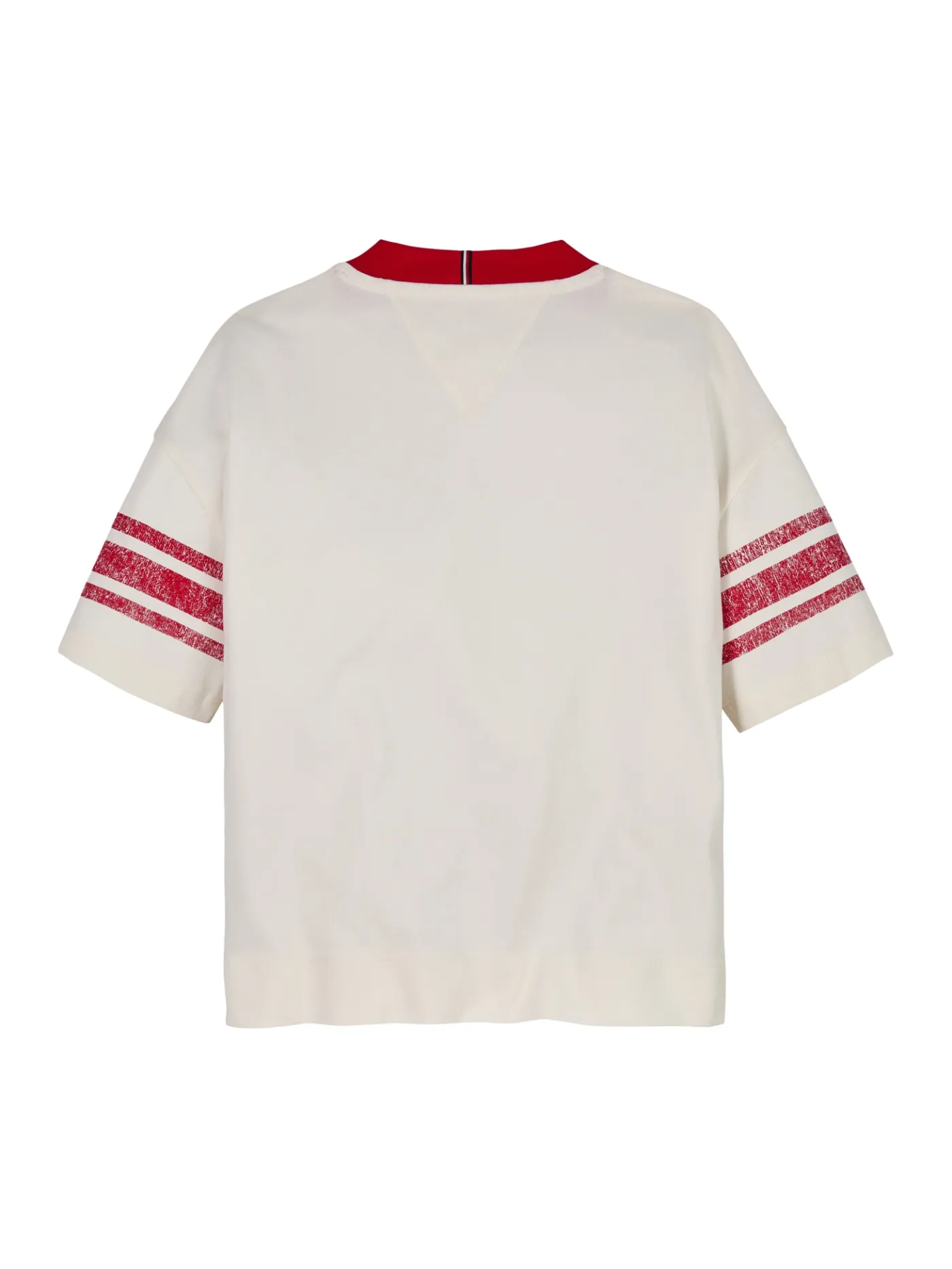 Rundhals-T-Shirt im Color Block-Design