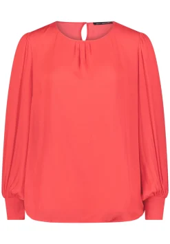 Satin-Bluse