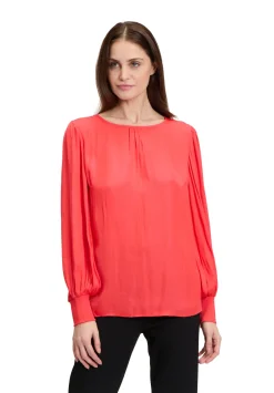 Satin-Bluse