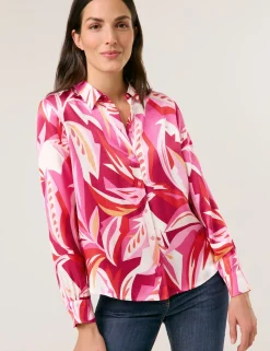 Satinierte Bluse
