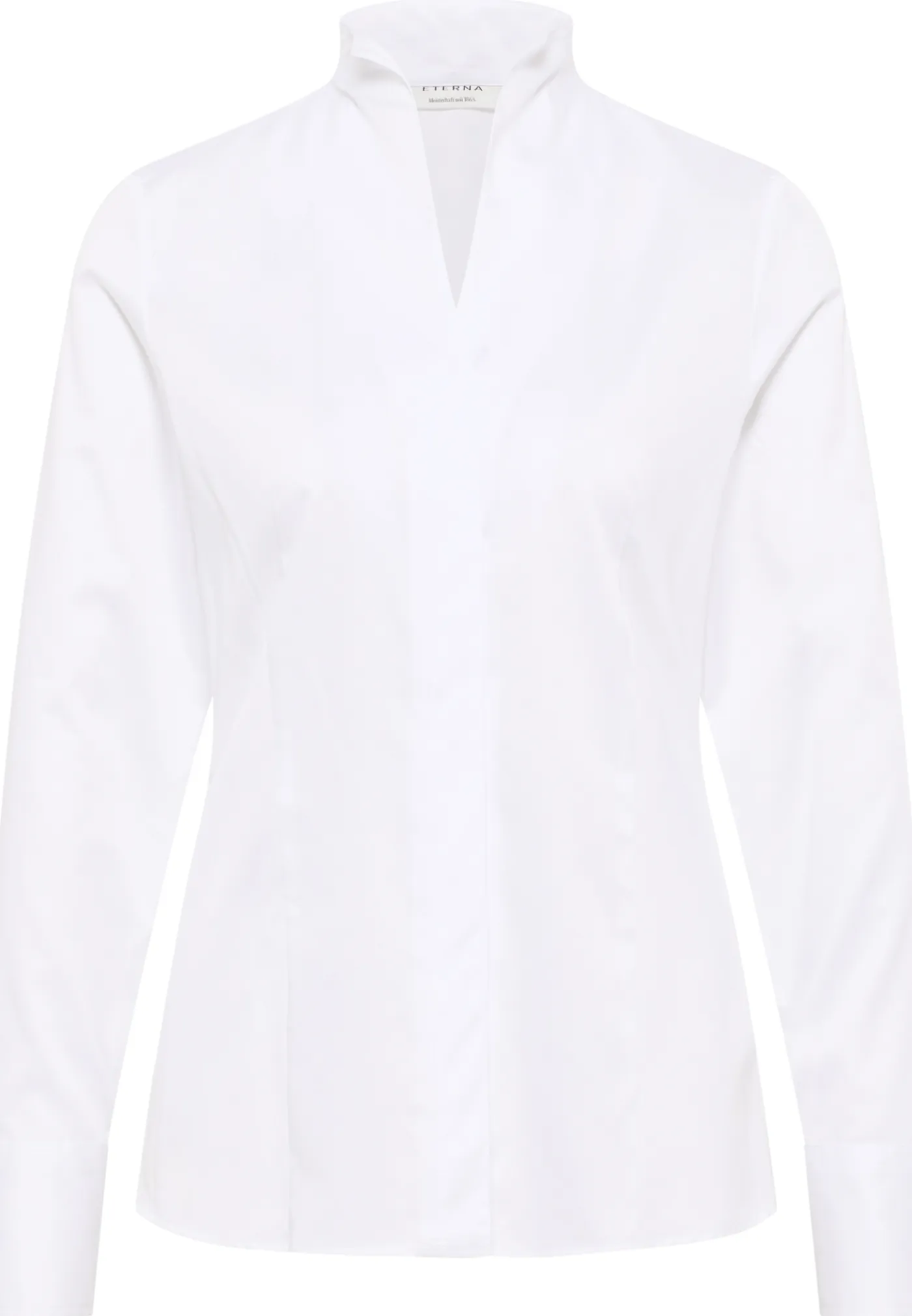 Satin Shirt Bluse Satingewebe Langarm