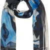 Schal mit modernem Print