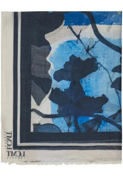 Schal mit modernem Print