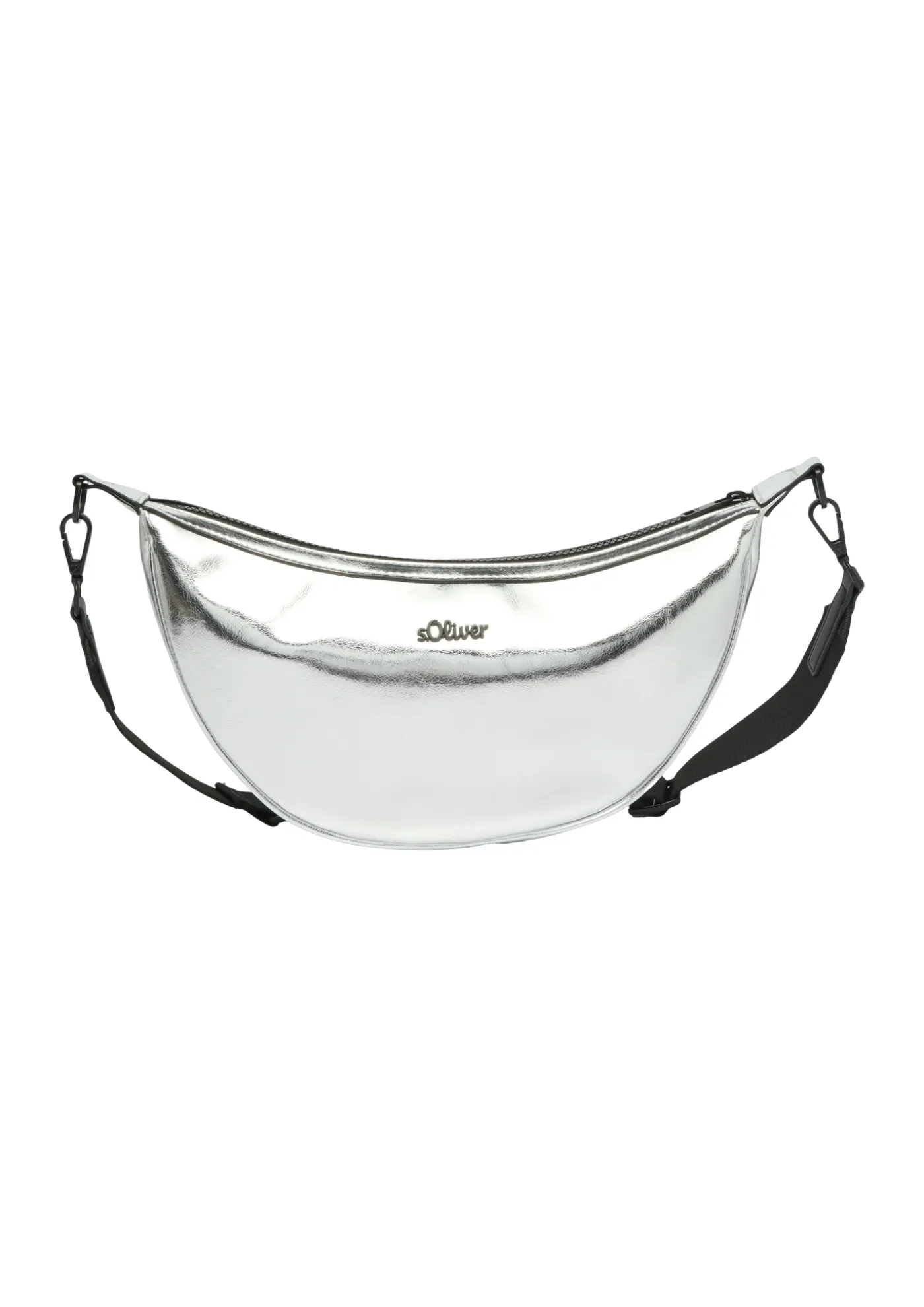 Schultertasche in Metallic-Optik