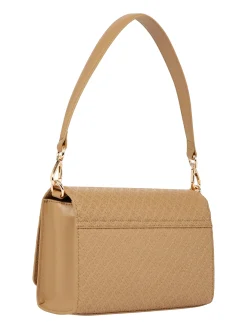 Schultertasche mit tiefgeprägten TH-Monogramme