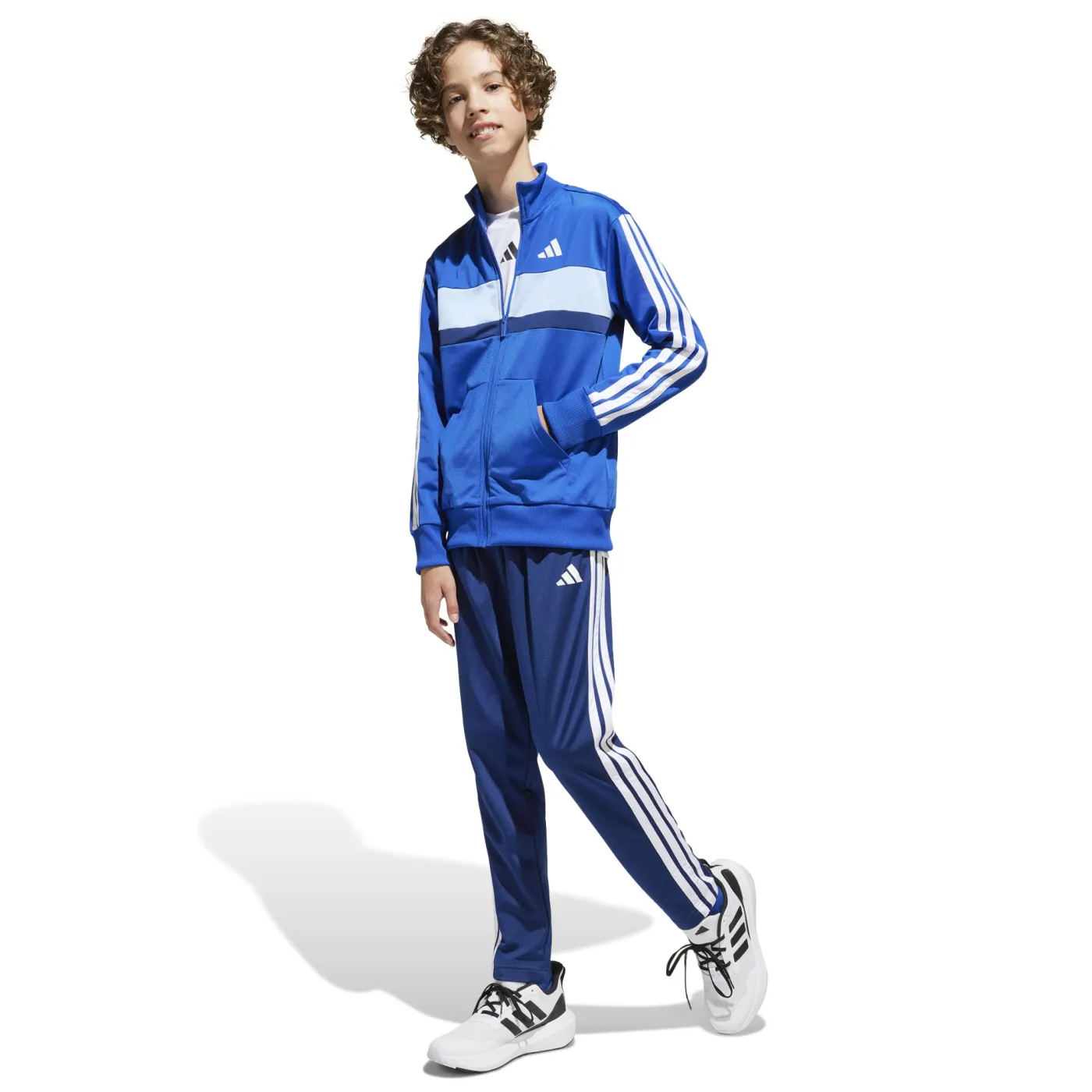 Seasonal Essentials Tiberio 3-Streifen Tricot Kids Trainingsanzug