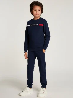 Set aus Sweatshirt und Jogginghose mit Logo
