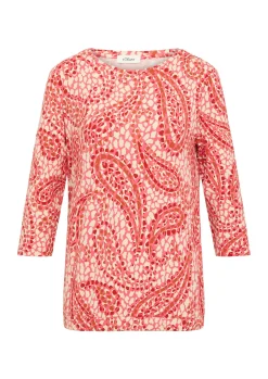 Shirt aus Viskosestretch mit 3/4-Arm