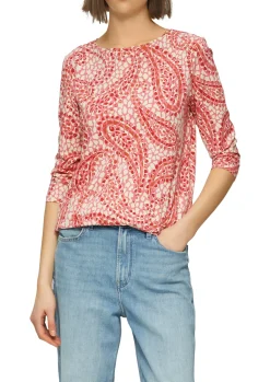 Shirt aus Viskosestretch mit 3/4-Arm